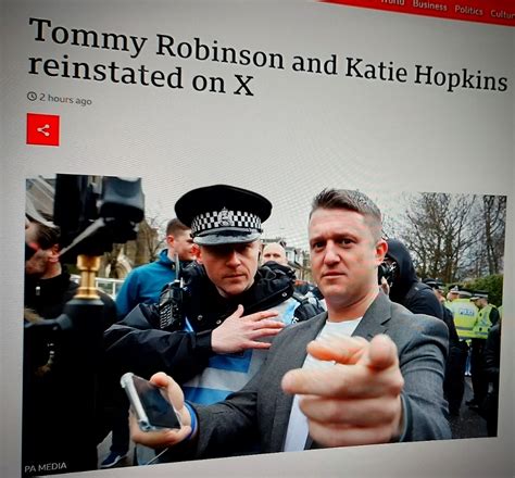 robinson instagram|Tommy Robinson and Katie Hopkins reinstated on X